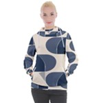 A Minimalist Pattern With Simple Lines And Shapes, Creating A Clean And Modern Aesthetic 04 Women s Hooded Pullover