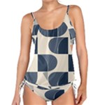 A Minimalist Pattern With Simple Lines And Shapes, Creating A Clean And Modern Aesthetic 04 Tankini Set