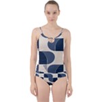 A Minimalist Pattern With Simple Lines And Shapes, Creating A Clean And Modern Aesthetic 04 Cut Out Top Tankini Set