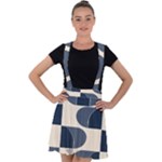 A Minimalist Pattern With Simple Lines And Shapes, Creating A Clean And Modern Aesthetic 04 Velvet Suspender Skater Skirt