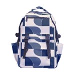 A Minimalist Pattern With Simple Lines And Shapes, Creating A Clean And Modern Aesthetic 04 Carry-on Double Buckle Travel Backpack