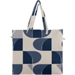 A Minimalist Pattern With Simple Lines And Shapes, Creating A Clean And Modern Aesthetic 04 Canvas Travel Bag