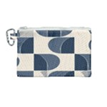 A Minimalist Pattern With Simple Lines And Shapes, Creating A Clean And Modern Aesthetic 04 Canvas Cosmetic Bag (Medium)