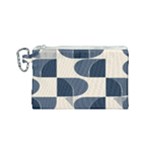 A Minimalist Pattern With Simple Lines And Shapes, Creating A Clean And Modern Aesthetic 04 Canvas Cosmetic Bag (Small)