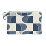 A Minimalist Pattern With Simple Lines And Shapes, Creating A Clean And Modern Aesthetic 04 Canvas Cosmetic Bag (Large)