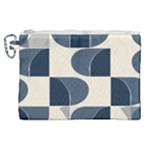 A Minimalist Pattern With Simple Lines And Shapes, Creating A Clean And Modern Aesthetic 04 Canvas Cosmetic Bag (XL)