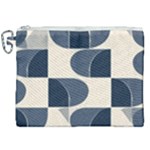 A Minimalist Pattern With Simple Lines And Shapes, Creating A Clean And Modern Aesthetic 04 Canvas Cosmetic Bag (XXL)