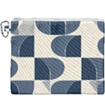 A Minimalist Pattern With Simple Lines And Shapes, Creating A Clean And Modern Aesthetic 04 Canvas Cosmetic Bag (XXXL)