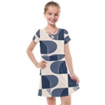 A Minimalist Pattern With Simple Lines And Shapes, Creating A Clean And Modern Aesthetic 04 Kids  Cross Web Dress