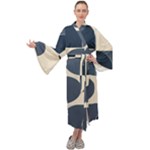 A Minimalist Pattern With Simple Lines And Shapes, Creating A Clean And Modern Aesthetic 04 Maxi Velvet Kimono