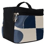 A Minimalist Pattern With Simple Lines And Shapes, Creating A Clean And Modern Aesthetic 04 Make Up Travel Bag (Small)