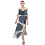 A Minimalist Pattern With Simple Lines And Shapes, Creating A Clean And Modern Aesthetic 04 Maxi Chiffon Cover Up Dress