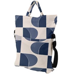 Fold Over Handle Tote Bag 