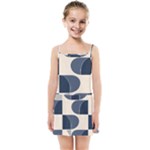 A Minimalist Pattern With Simple Lines And Shapes, Creating A Clean And Modern Aesthetic 04 Kids  Summer Sun Dress