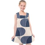 A Minimalist Pattern With Simple Lines And Shapes, Creating A Clean And Modern Aesthetic 04 Kids  Cross Back Dress