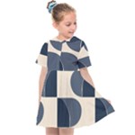 A Minimalist Pattern With Simple Lines And Shapes, Creating A Clean And Modern Aesthetic 04 Kids  Sailor Dress