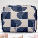 A Minimalist Pattern With Simple Lines And Shapes, Creating A Clean And Modern Aesthetic 04 Make Up Pouch (Large)