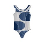 A Minimalist Pattern With Simple Lines And Shapes, Creating A Clean And Modern Aesthetic 04 Kids  Frill Swimsuit