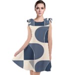 A Minimalist Pattern With Simple Lines And Shapes, Creating A Clean And Modern Aesthetic 04 Tie Up Tunic Dress