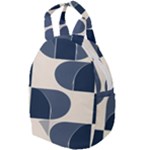 A Minimalist Pattern With Simple Lines And Shapes, Creating A Clean And Modern Aesthetic 04 Travel Backpack