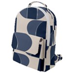 A Minimalist Pattern With Simple Lines And Shapes, Creating A Clean And Modern Aesthetic 04 Flap Pocket Backpack (Small)