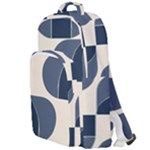 A Minimalist Pattern With Simple Lines And Shapes, Creating A Clean And Modern Aesthetic 04 Double Compartment Backpack