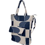 A Minimalist Pattern With Simple Lines And Shapes, Creating A Clean And Modern Aesthetic 04 Shoulder Tote Bag