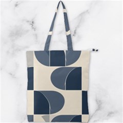 Double Zip Up Tote Bag 