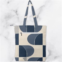 Double Zip Up Tote Bag 