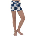 A Minimalist Pattern With Simple Lines And Shapes, Creating A Clean And Modern Aesthetic 04 Kids  Lightweight Velour Yoga Shorts