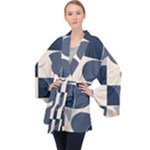 A Minimalist Pattern With Simple Lines And Shapes, Creating A Clean And Modern Aesthetic 04 Long Sleeve Velvet Kimono 