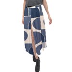 A Minimalist Pattern With Simple Lines And Shapes, Creating A Clean And Modern Aesthetic 04 Velour Split Maxi Skirt