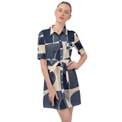 Belted Shirt Dress 