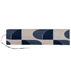 A Minimalist Pattern With Simple Lines And Shapes, Creating A Clean And Modern Aesthetic 04 Roll Up Canvas Pencil Holder (L) from ArtsNow.com