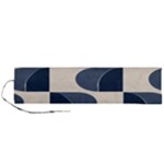 A Minimalist Pattern With Simple Lines And Shapes, Creating A Clean And Modern Aesthetic 04 Roll Up Canvas Pencil Holder (L)