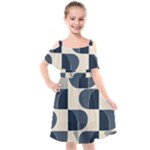 A Minimalist Pattern With Simple Lines And Shapes, Creating A Clean And Modern Aesthetic 04 Kids  Cut Out Shoulders Chiffon Dress