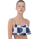 A Minimalist Pattern With Simple Lines And Shapes, Creating A Clean And Modern Aesthetic 04 Frill Bikini Top