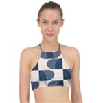 A Minimalist Pattern With Simple Lines And Shapes, Creating A Clean And Modern Aesthetic 04 Halter Bikini Top