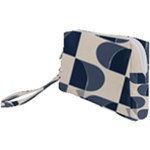 A Minimalist Pattern With Simple Lines And Shapes, Creating A Clean And Modern Aesthetic 04 Wristlet Pouch Bag (Small)