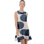 A Minimalist Pattern With Simple Lines And Shapes, Creating A Clean And Modern Aesthetic 04 Frill Swing Dress