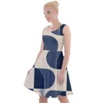 A Minimalist Pattern With Simple Lines And Shapes, Creating A Clean And Modern Aesthetic 04 Knee Length Skater Dress