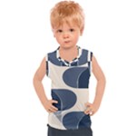 A Minimalist Pattern With Simple Lines And Shapes, Creating A Clean And Modern Aesthetic 04 Kids  Sport Tank Top