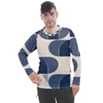 A Minimalist Pattern With Simple Lines And Shapes, Creating A Clean And Modern Aesthetic 04 Men s Pique Long Sleeve T-Shirt