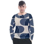 A Minimalist Pattern With Simple Lines And Shapes, Creating A Clean And Modern Aesthetic 04 Men s Long Sleeve Raglan T-Shirt