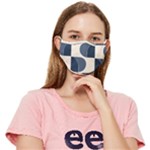 A Minimalist Pattern With Simple Lines And Shapes, Creating A Clean And Modern Aesthetic 04 Fitted Cloth Face Mask (Adult)