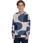 A Minimalist Pattern With Simple Lines And Shapes, Creating A Clean And Modern Aesthetic 04 Kids  Crewneck Sweatshirt