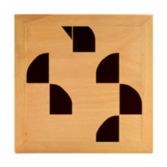 Wood Photo Frame Cube 