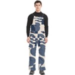 A Minimalist Pattern With Simple Lines And Shapes, Creating A Clean And Modern Aesthetic 04 Men s Side Zip Front Pouch Ski And Snowboard Bib Pants	