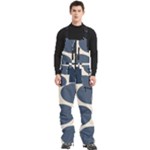 A Minimalist Pattern With Simple Lines And Shapes, Creating A Clean And Modern Aesthetic 04 Men s Front Zip Ski And Snowboard Bib Pants