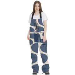 Women s Front Zip Ski And Snowboard Bib Pants 